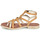 Pantofi Fete Sandale GBB NOVARA Coniac / Auriu