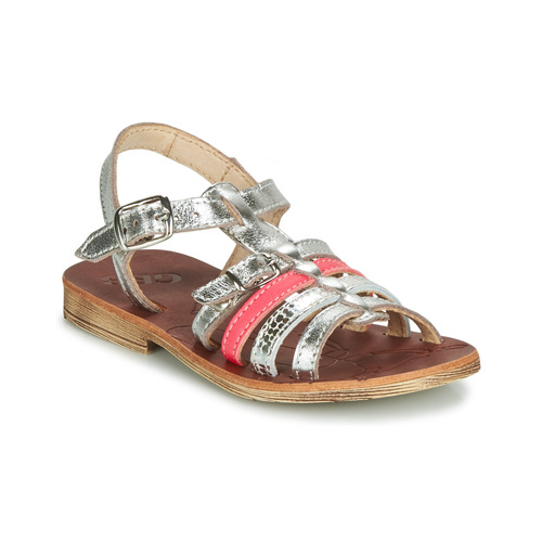 Pantofi Fete Sandale GBB BANGKOK Argintiu / Roz