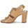 Pantofi Femei Sandale Dune London CUPPED BLOCK HEEL SANDAL Bej