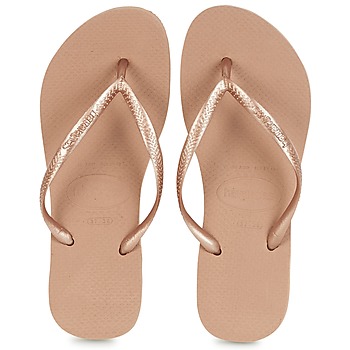Pantofi Femei  Flip-Flops Havaianas SLIM Roz / Auriu