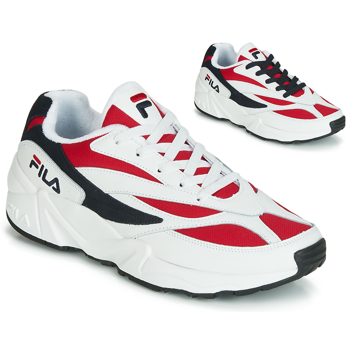 Pantofi Bărbați Pantofi sport Casual Fila VENOM LOW Alb / Roșu